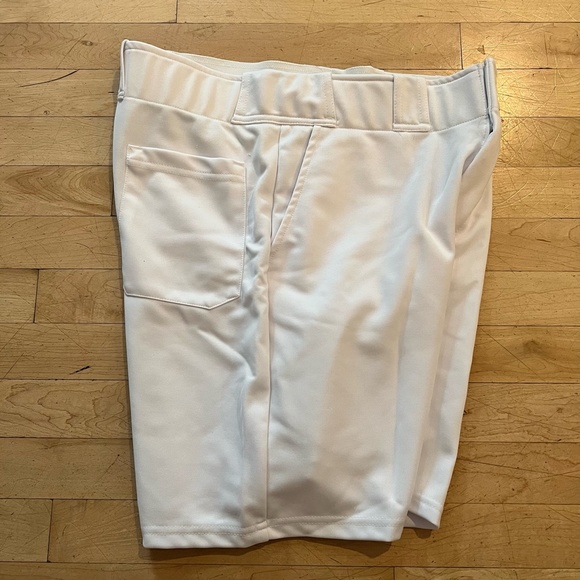 2 Pair Mens Baseball Football Coaches Shorts White Size Small Above Knee Pockets - Picture 7 of 11